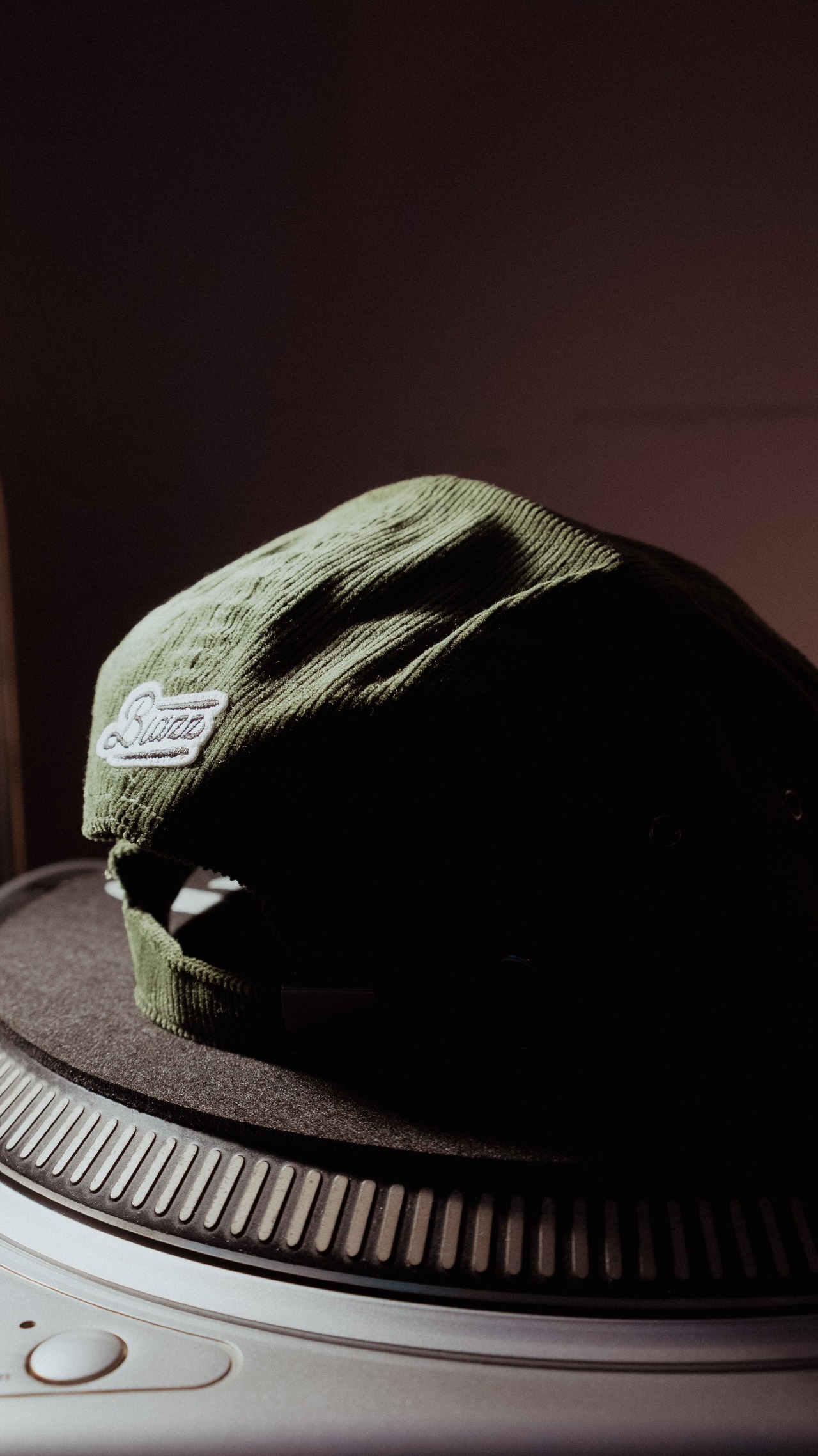 SMOKE ISLAND Corduroy Jet Cap [OLIVE]