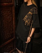 Owl Embroidered T-Shirt 2color【G1026】