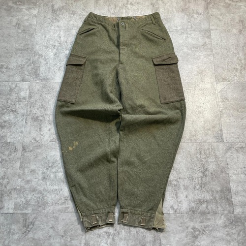 40-50s スウェーデン軍 実物 M-39 ウールカーゴパンツ