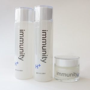 化粧水2本＋クリーム1個＜肌トラブル対策セット＞　Immunity H＋