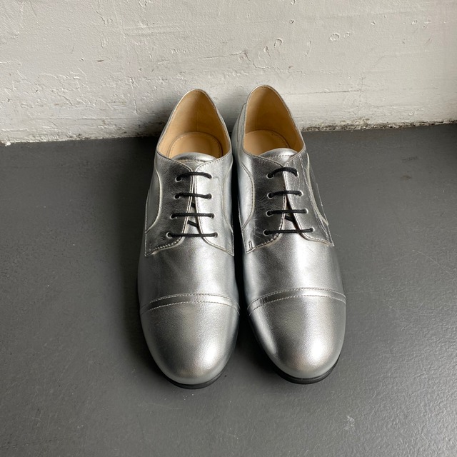 JIL SANDER NAVY / spacy silver shoes dead stock | cravittra