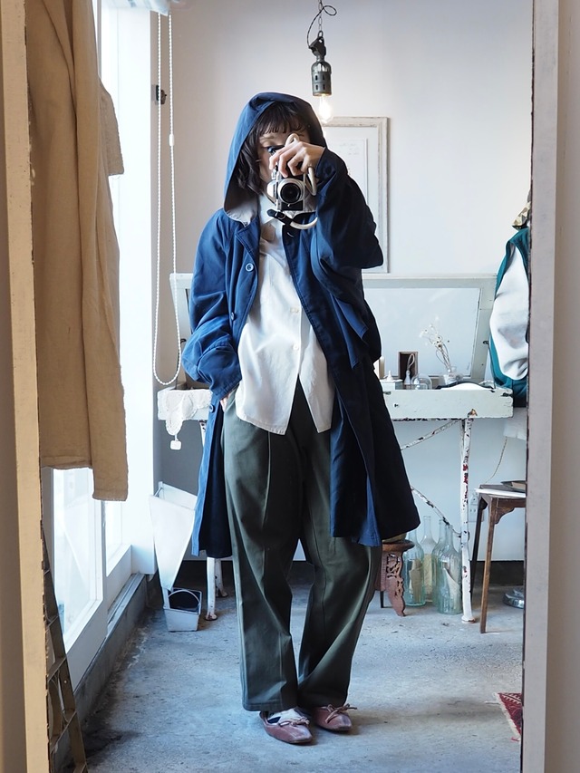 1970’s ~ 1980’s EURO? Bi-Color Hooded Coat