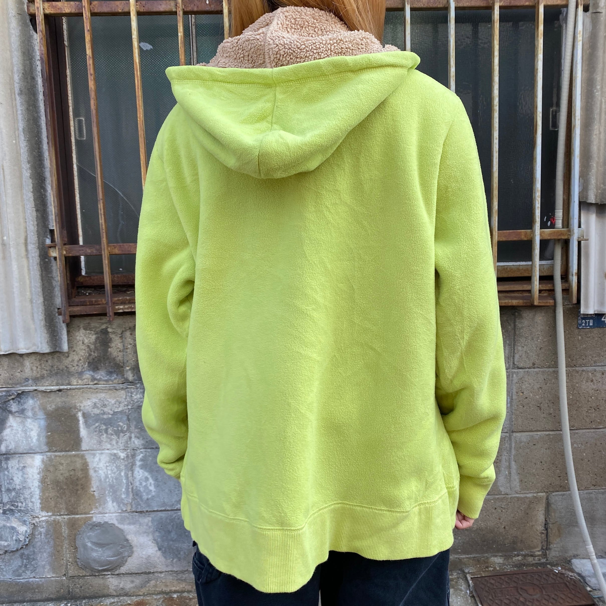 Dickies ディッキーズ フリースパーカー レディースXL 古着 ボア