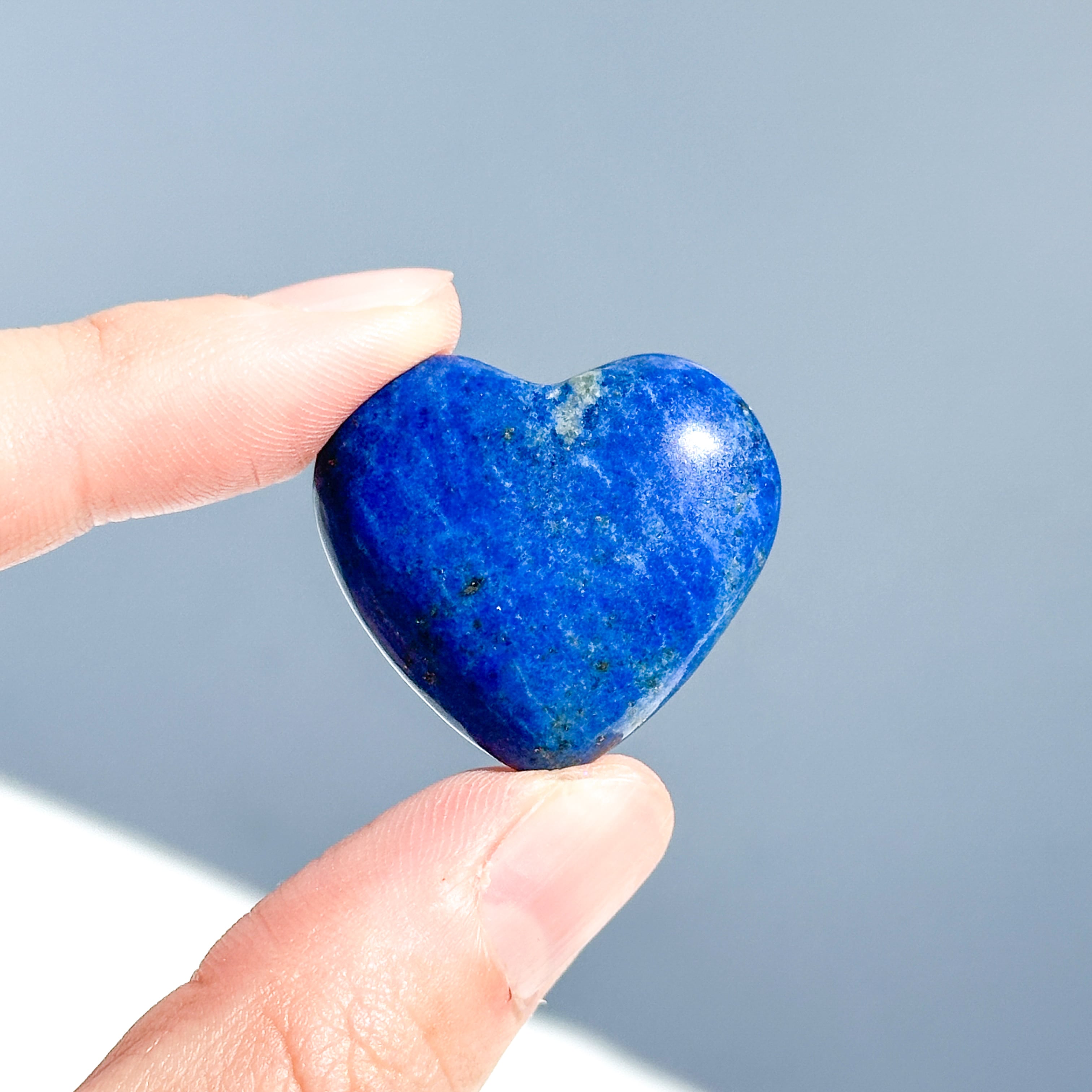 ラピスラズリ ハート型55♡ Lapis Lazuli ♡天然石・鉱物