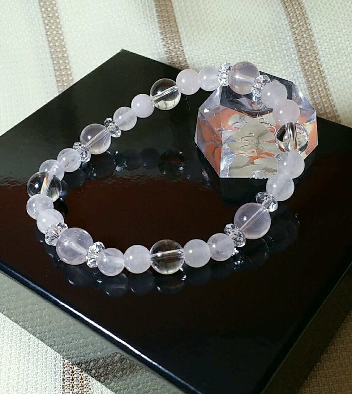 ネット限定】マダガスカルローズクォーツのブレスレット | PAY ID