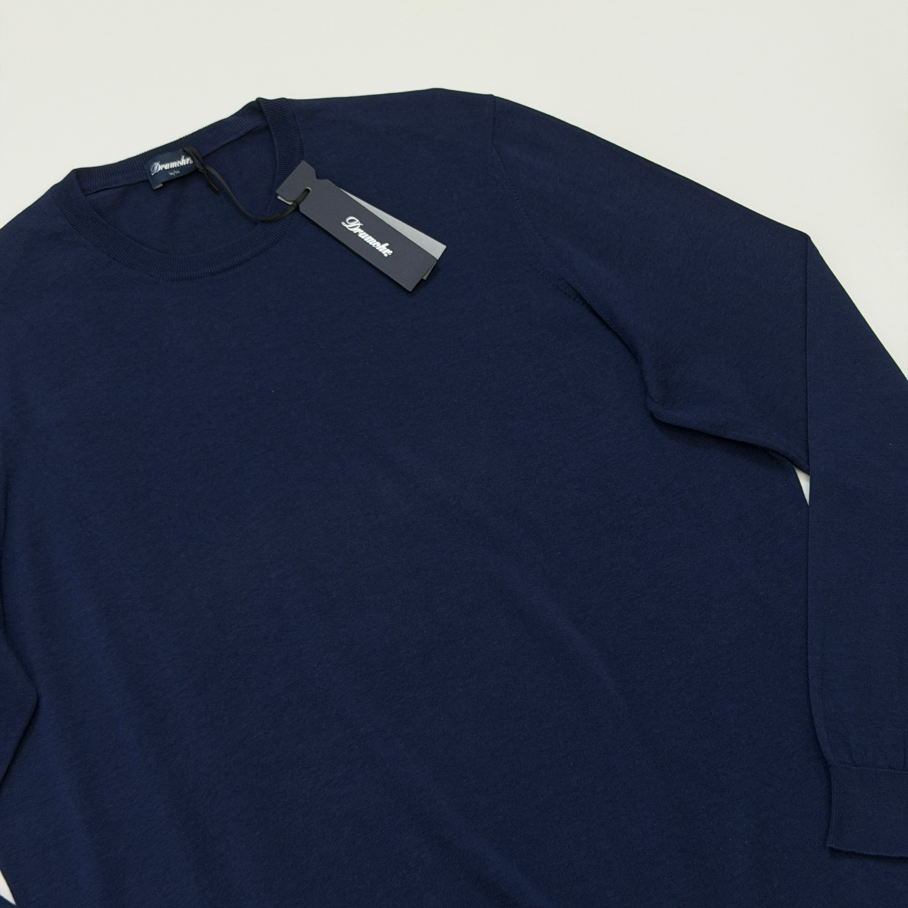 Drumohr コットン　52 Drumohr Knit Cotton Navy 52 | ASSET VINTAGE アセットヴィンテージ