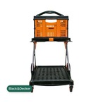 ブラックアンドデッカー 2段式プラットフォームカート BOX付 BXWT-H204