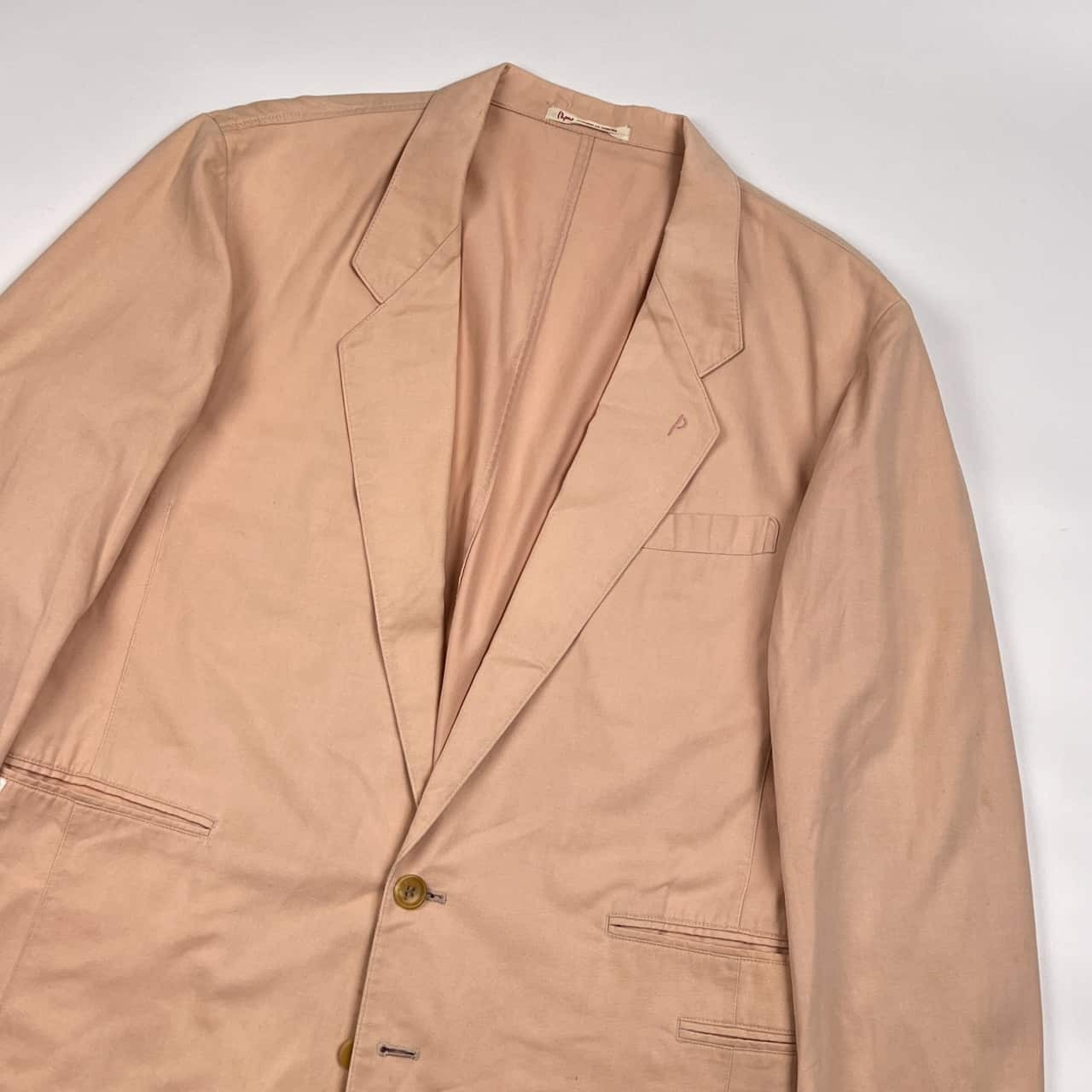 Papas パパス 2B テーラードジャケット S 44/うすピンク メンズ 春夏