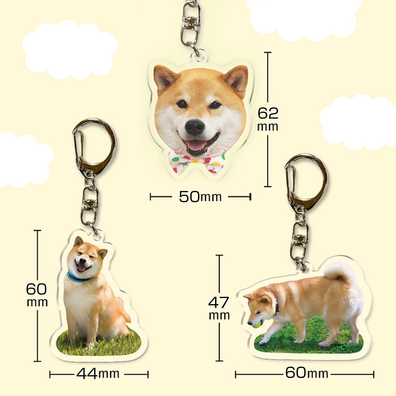 柴犬まる☆アクリルキーホルダー | marutaroshop