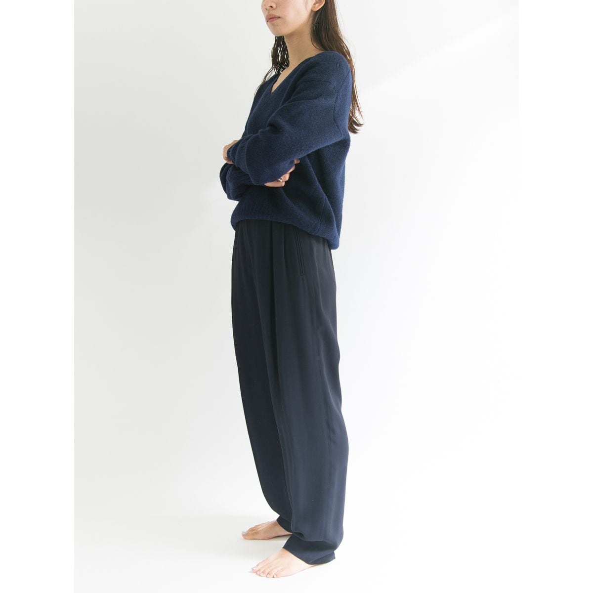 【Made in Italy】Benetton v-neck wool sweater（オールド ベネトン Vネック ウールセーター）11b