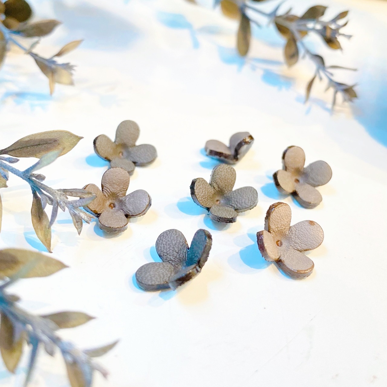 【アウトレット】カランコエ(ピン無しタイプ）7個入(ブラウン) - 2