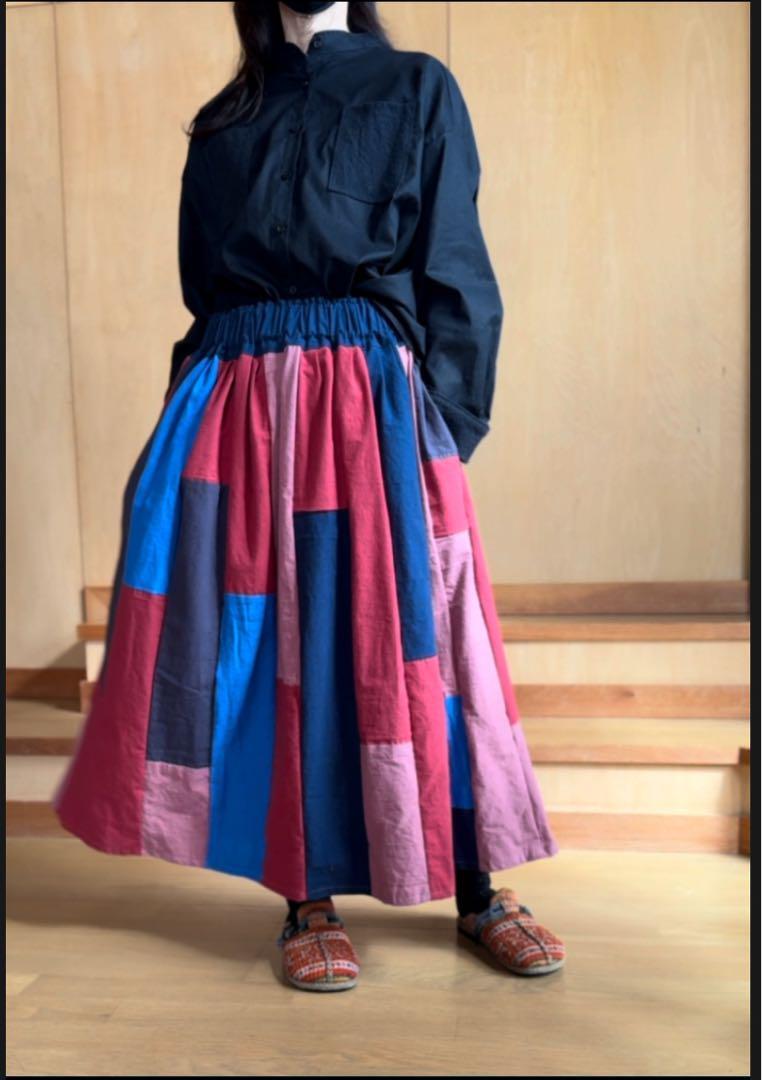 IBERIA FLAMENCO パッチワークスカート IBERIA FLAMENCO パッチワークスカート IBERIA FLAMENCO パッチワーク