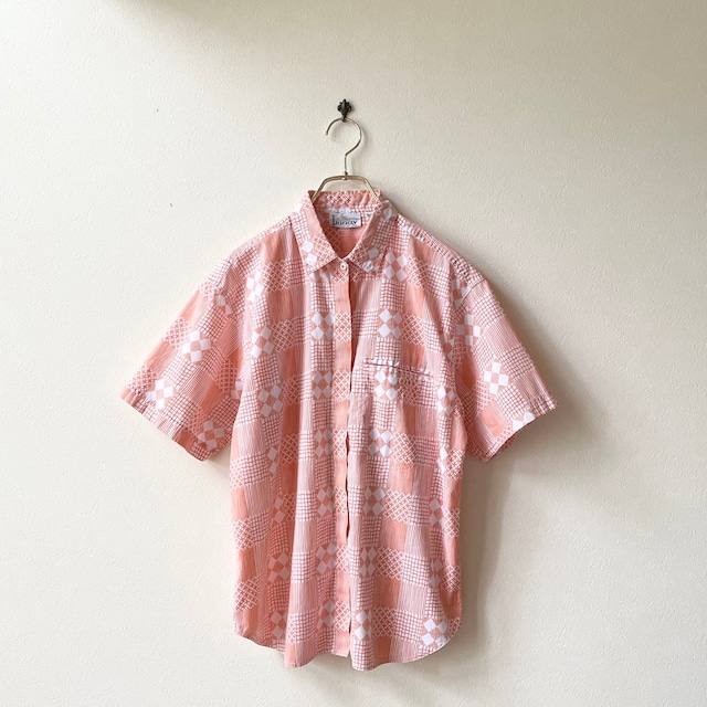 80s Print pattern S/S Shirts S69