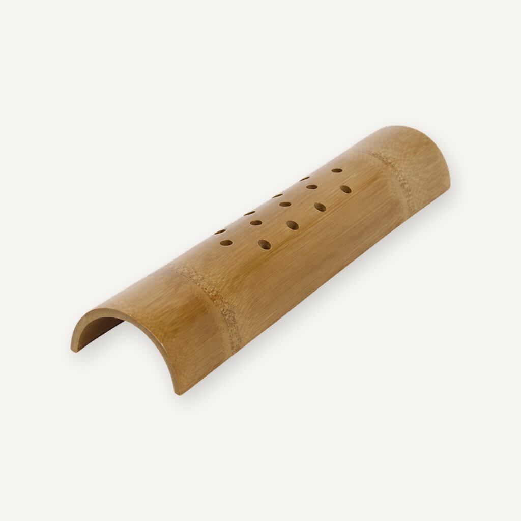 【交換可】 竹枕「竹硬枕“楽枕”高さ5cm×長さ40cm」かたまくら 使用説明書付 73-807 肩こり 腰痛 日本製