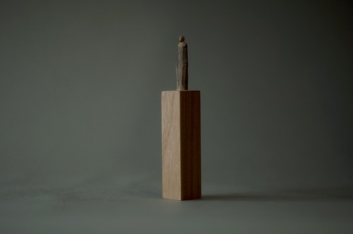 (055)wood figure-mini台付_029