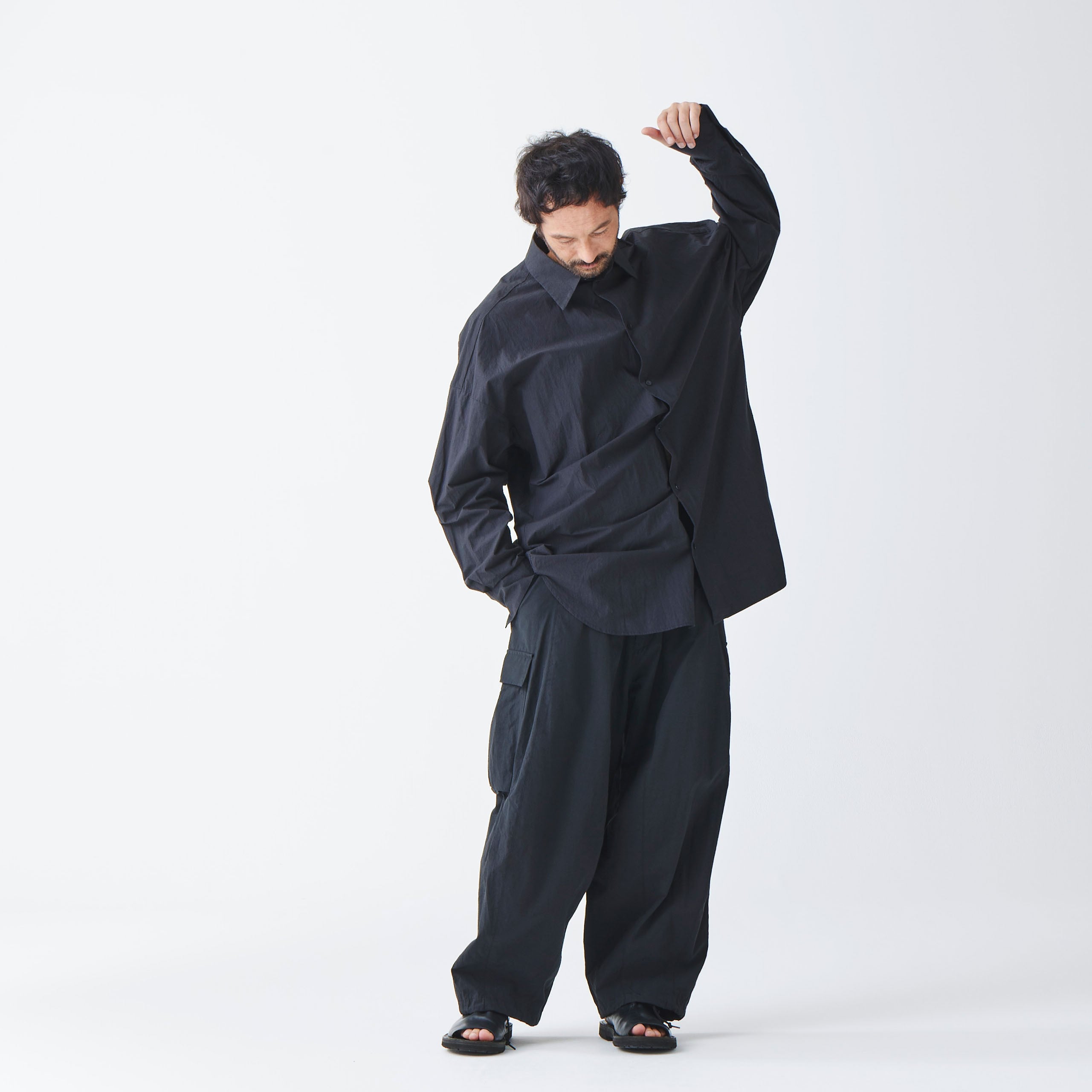 atelier L/S shirts (black) | SUS-SOUS