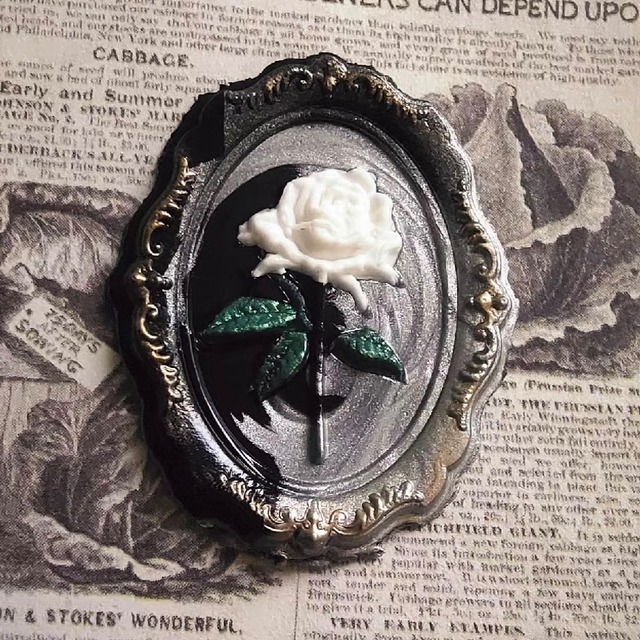 バラの約束・シーリングスタンプ ハンドル付き