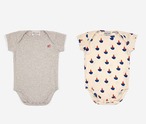 BOBO CHOSES SS23 / Sail Boat all over short sleeve bodies set / BABY / DROP2