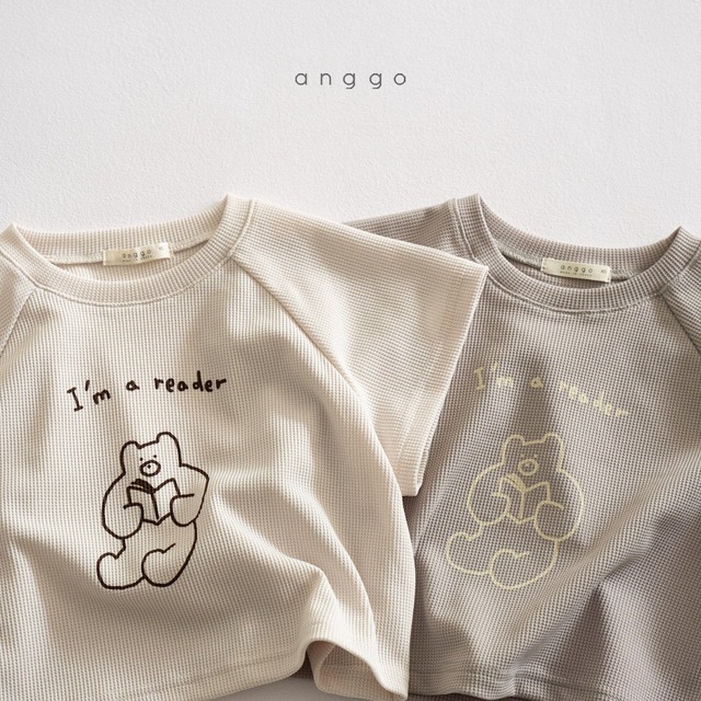 〘予約〙anggo / bear T-shirt
