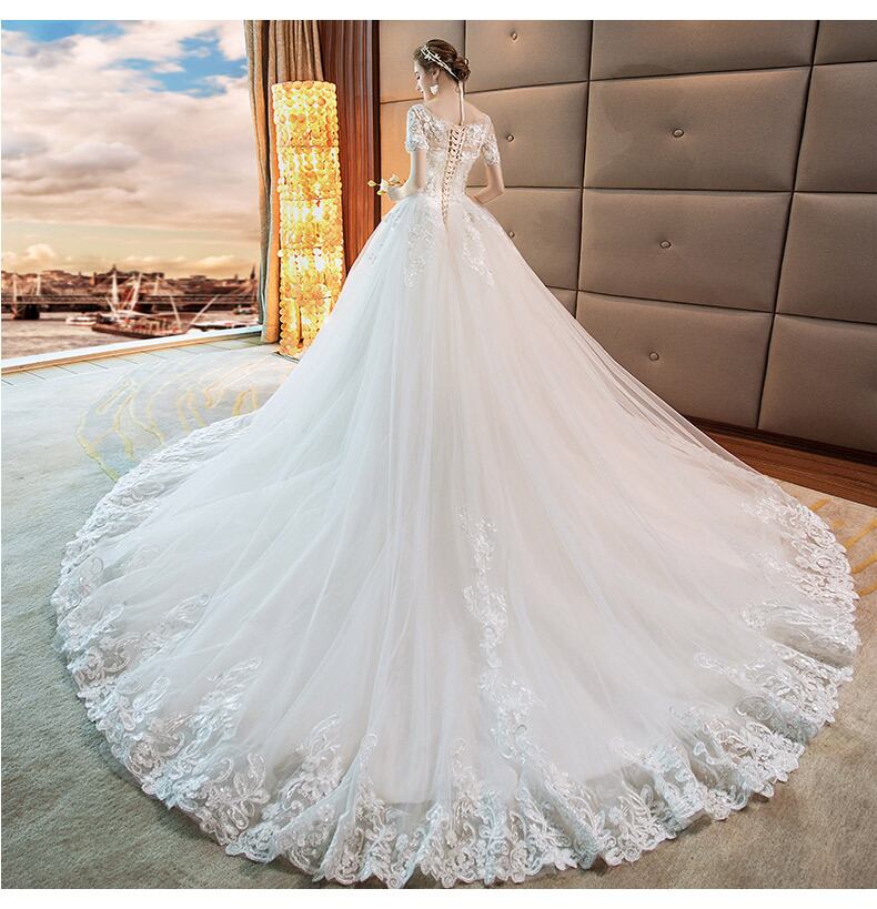 ウエディングドレス プリンセスライン トレーン/ロング(ご指定自由  