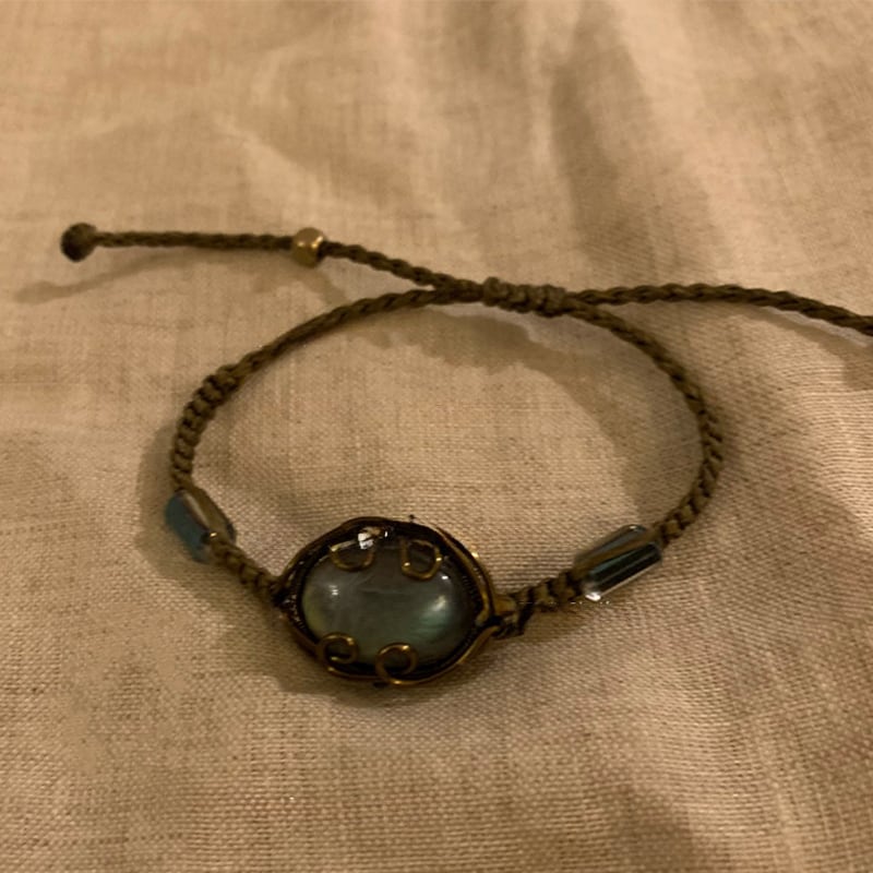 Somedayifレトロ民族風編みブレスレット F