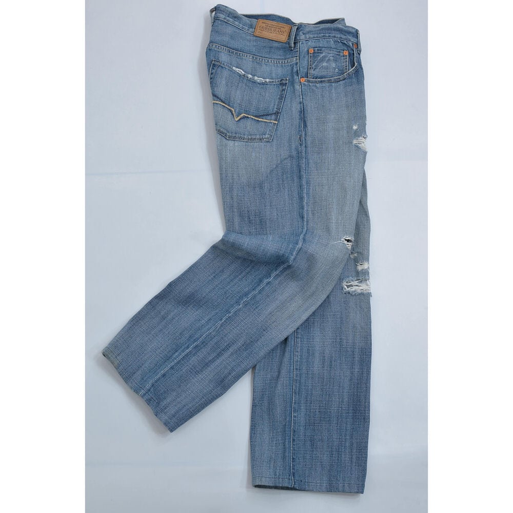 (古着)90s USA製 guess 極太デニム ワイドパンツ ストリート 古着)90s USA製 guess 極太デニム ワイドパンツ ストリート