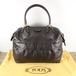 TOD'S LEATHER BOSTON BAG MADE IN ITALY/トッズレザーボストンバッグ