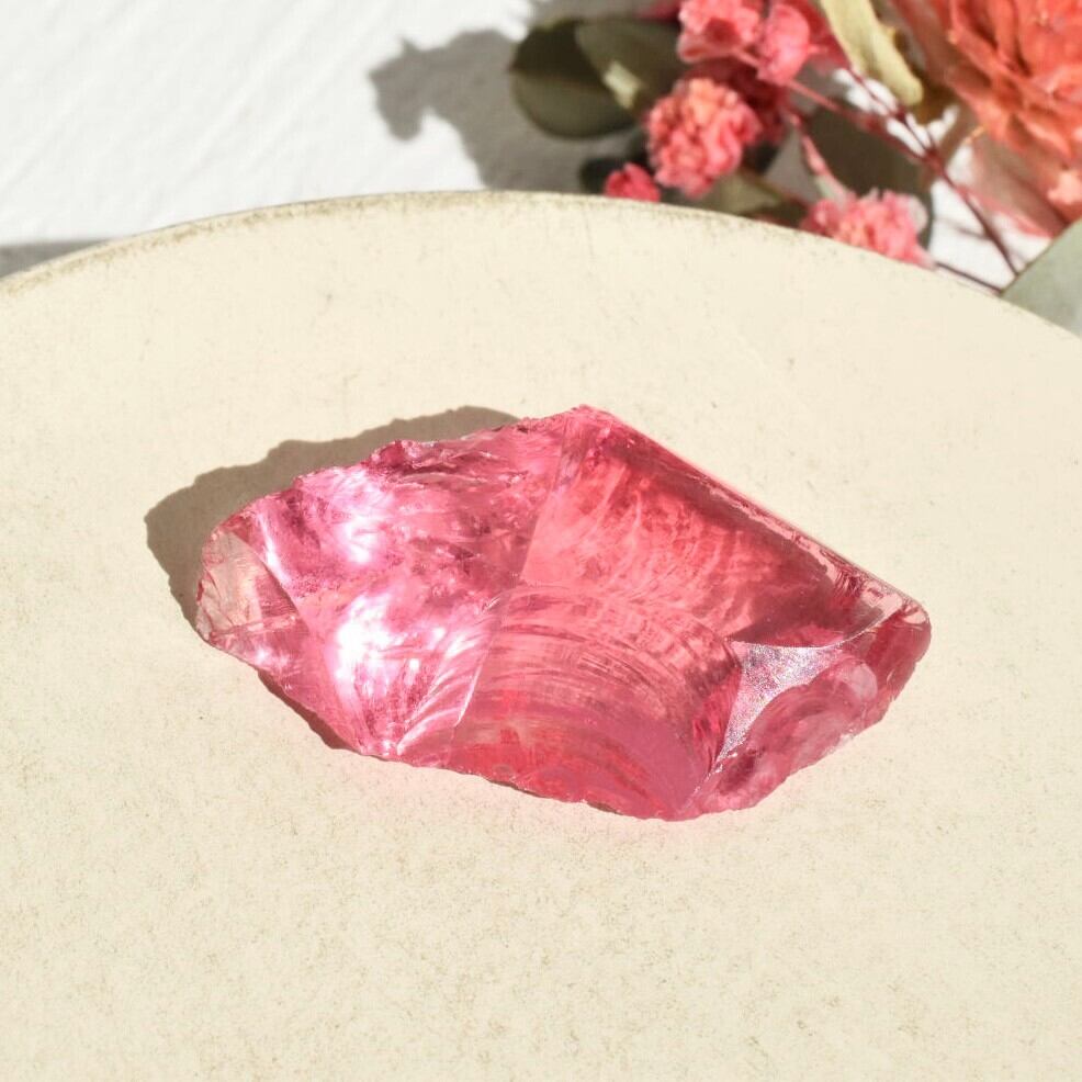 インドネシア産アンダラクリスタル原石 ストロベリーE