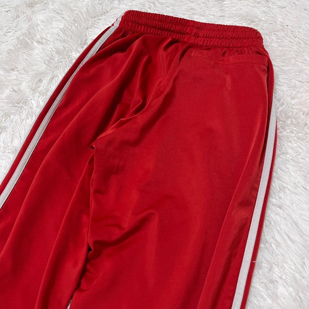 古着 adidas アディダス トラックパンツ レッド ファイヤーバード