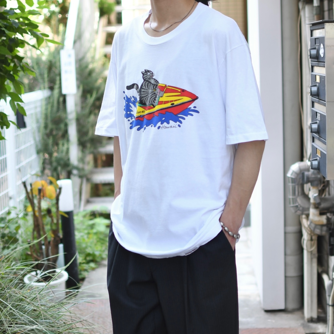 crazy shirt Kliban cat print tee