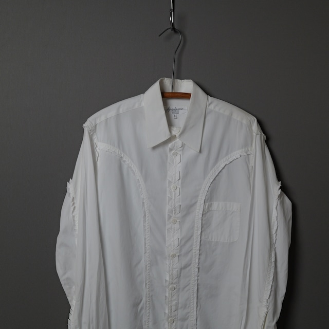 [Yohji Yamamoto Pour Homme] Deconstructed Trim Shirt
