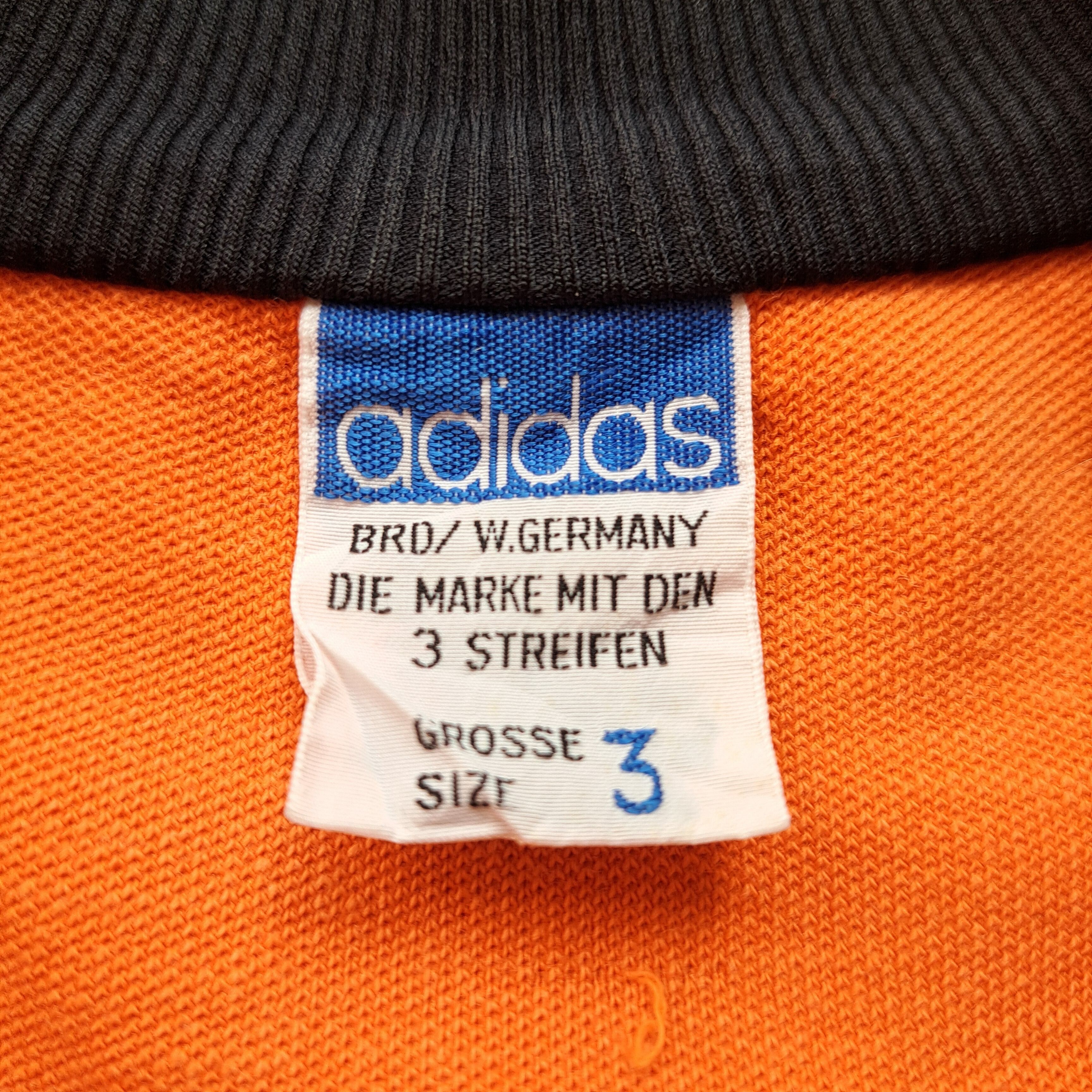 70s 西ドイツタグ オレンジ 黒 デサント Adidas トラック 70s 西ドイツタグ オレンジ 黒 デサント Adidas トラック