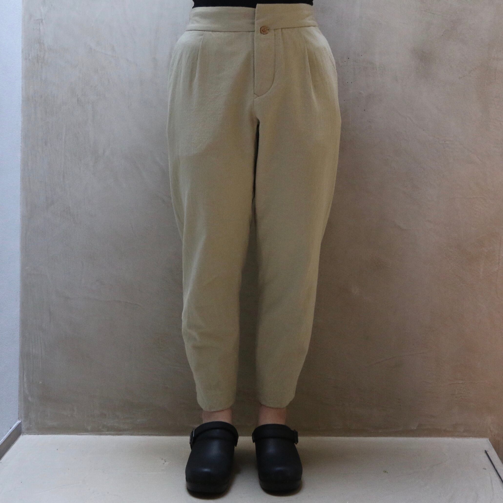 YAECA / ヤエカ WRITE タックパンツ IRON MORDENT #91625