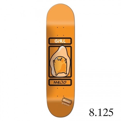 Girl Sean Malto Sanrio Gudetama Deck 8.125x31.625インチ Girl Sean Malto Sanrio Gudetama Deck 8.125x31.625インチ
