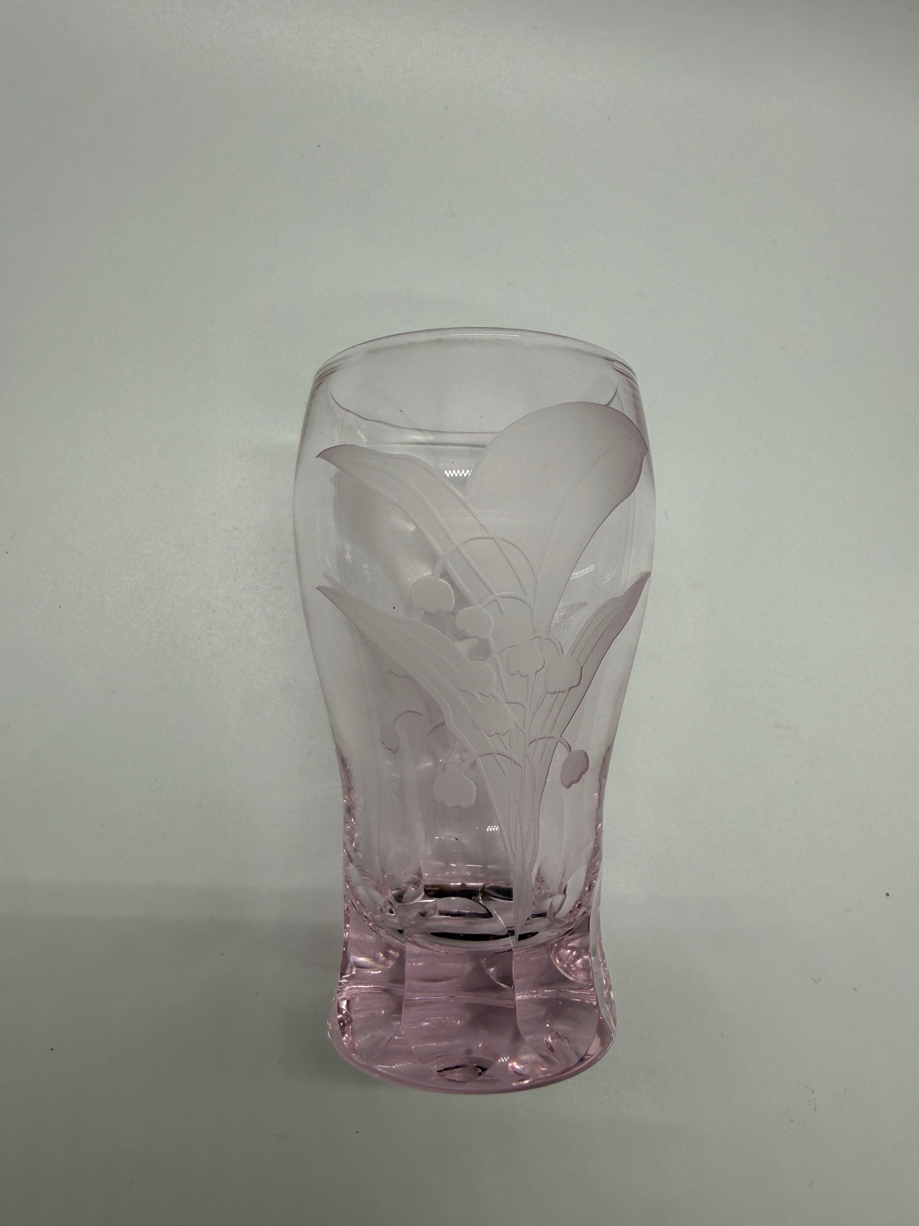 花はりきグラス【ピンク】