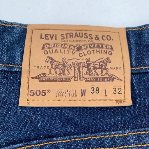 90's Levi's リーバイス 20505-0217 テーパードデニム オレンジタブ 濃紺 96年 実寸W37 USA製 希少 ヴィンテージ  BA-997 RM1366H | agito vintage powered by BASE