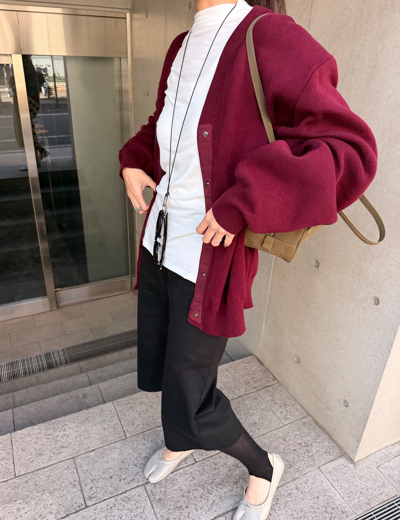 【新作5%OFF・3日間】Over-fit Cotton Cardigan_4colors