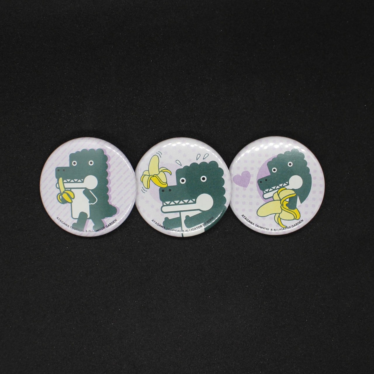 熱川ばにお 缶バッジ | 熱川バナナワニ園 売店