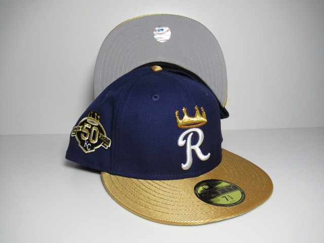 NEW ERA 59fifty Kansas City Royals カンザスシティ・ロイヤルズ　Purple×Gold