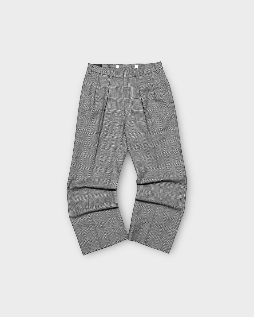 【VINTAGE】1990’s “Polo by Ralph Lauren” Glen Check Wool 2Tuck Slacks