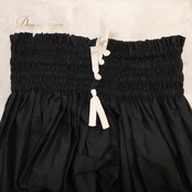 フラダンス 衣装 Muu Muu Mama パウスカート ブラック系 ハワイ製 ホヌ柄 ハワイアンプリント ハワイアン アロハ フラ ダンス レッスン 練習 シンプル かわいい おしゃれ 上品 大人っぽい ベージュ系 黒 ハワイアンダンス ダンス衣装 練習着 レッスンウェア フラダンス衣装