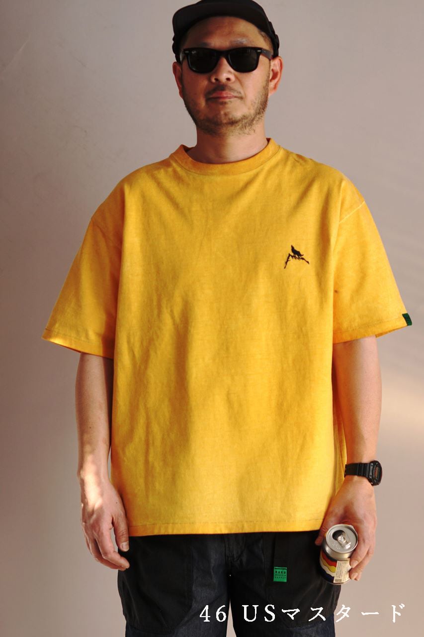 HKT604 PIGMENT-DYE LOGO T-SHIRT | H.A.K.U MOUNTAIN SUPPLY