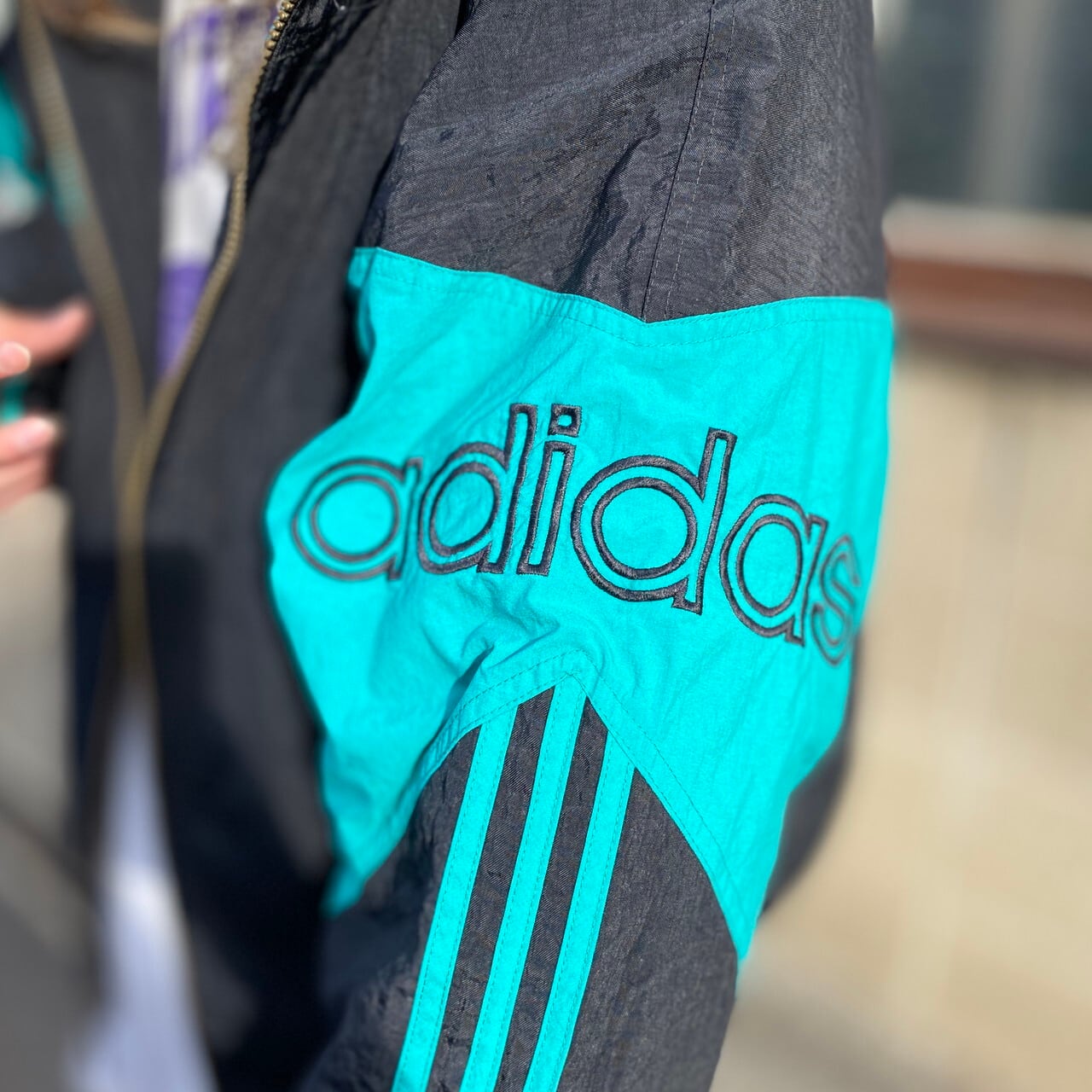 adidas アディダス ナイロンパーカー XL カジュアル ストリート