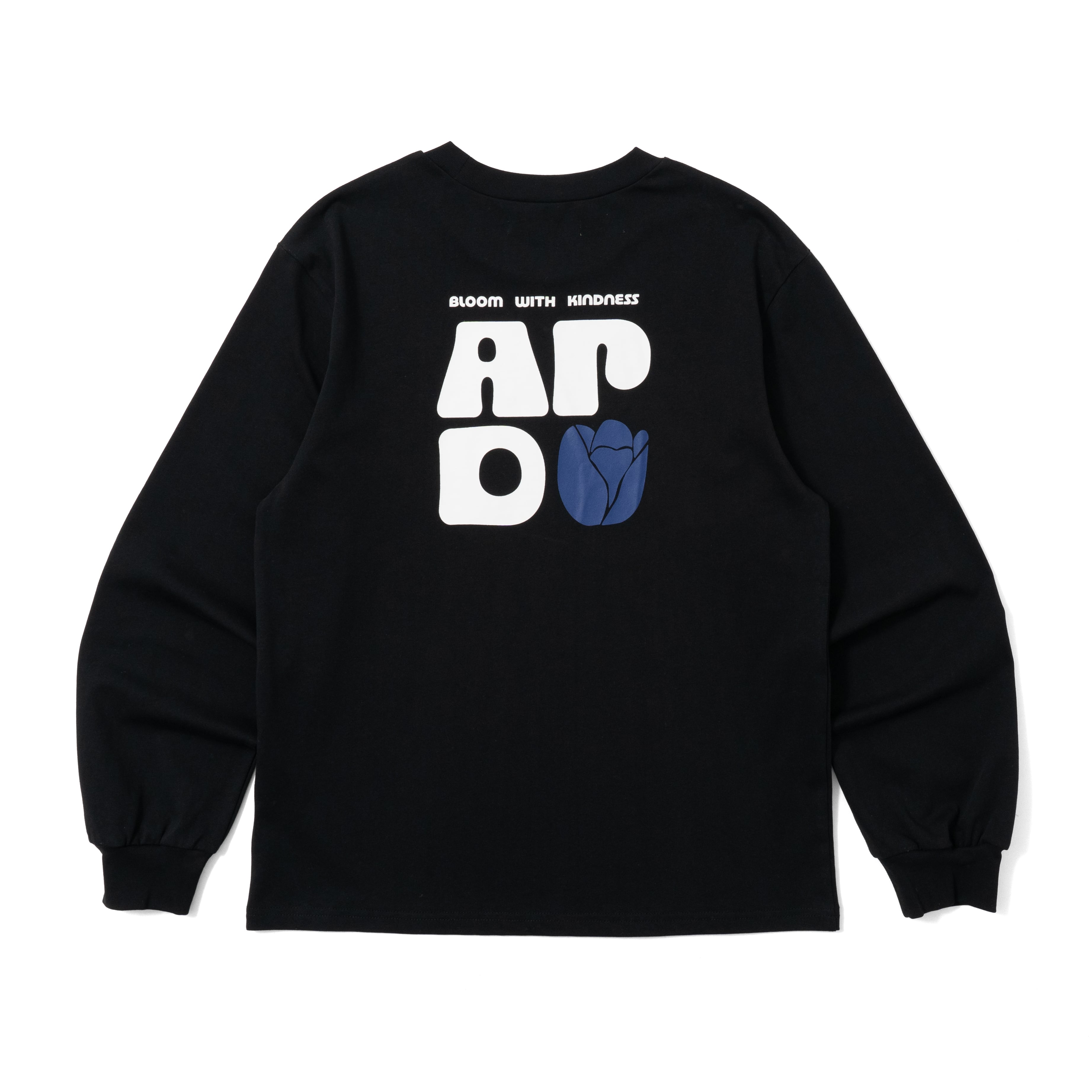 ALPSDR BS TULIP LOGO LS TEE / BLACK