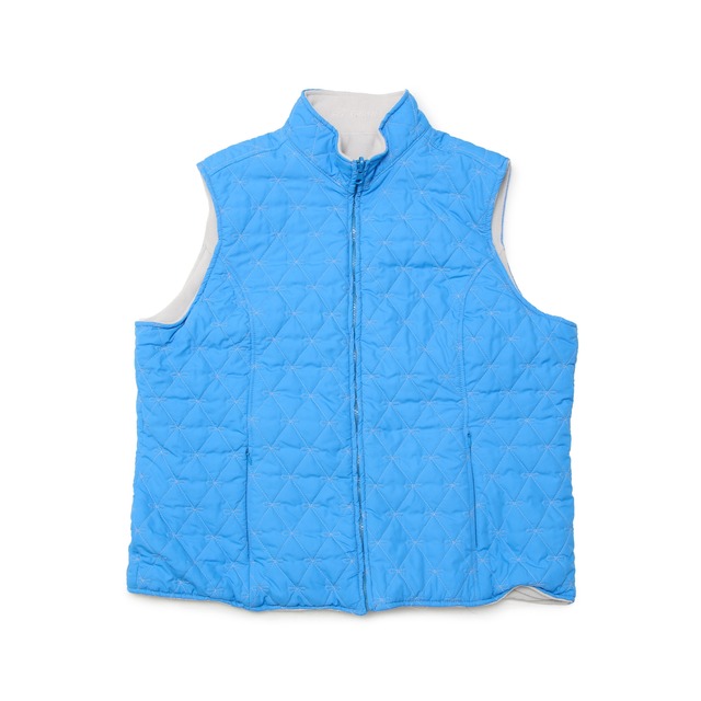 35°Bellow ReversibleRibbonZipBattingFleeceVest