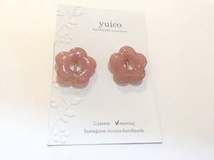 yuico 大きなお花のイヤリング