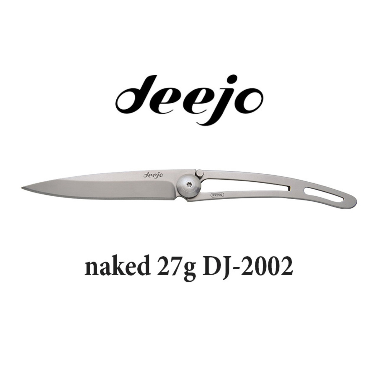 Deejo(ディージョ)　naked 27g DJ-2002 アウトドア 折りたたみ ポケットナイフ