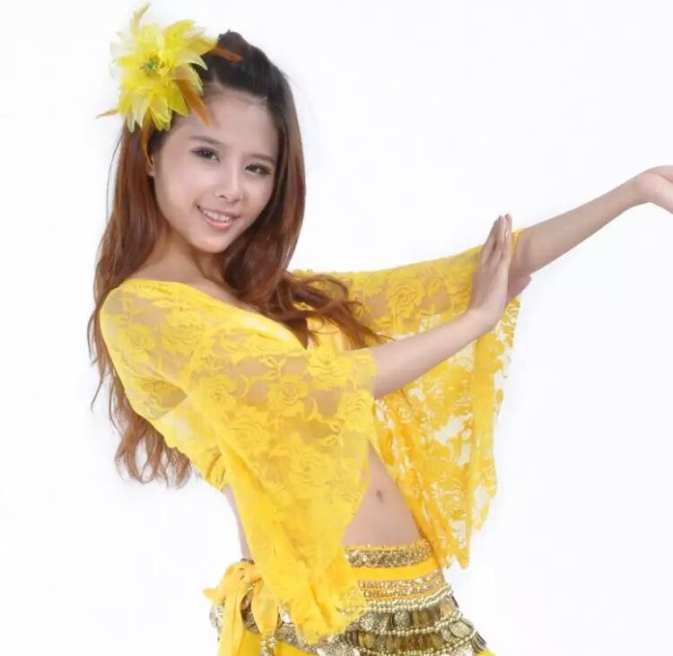 ベリーダンス ジプシーダンス用 レーストップス（ディープV