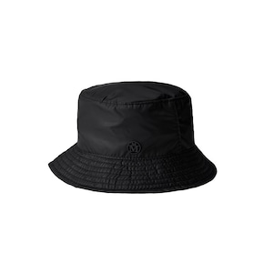 MAISON MICHEL -JASON-:waterproof, BLACK nylon bucket hat