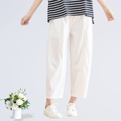 タック入りバルーンシルエットパンツ(L~LL) アイボリー